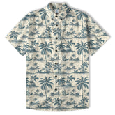Tropical Garden Blossom Hawaii Shirt, Exotic Hawaiian Button Down Shirt - The Palmix
